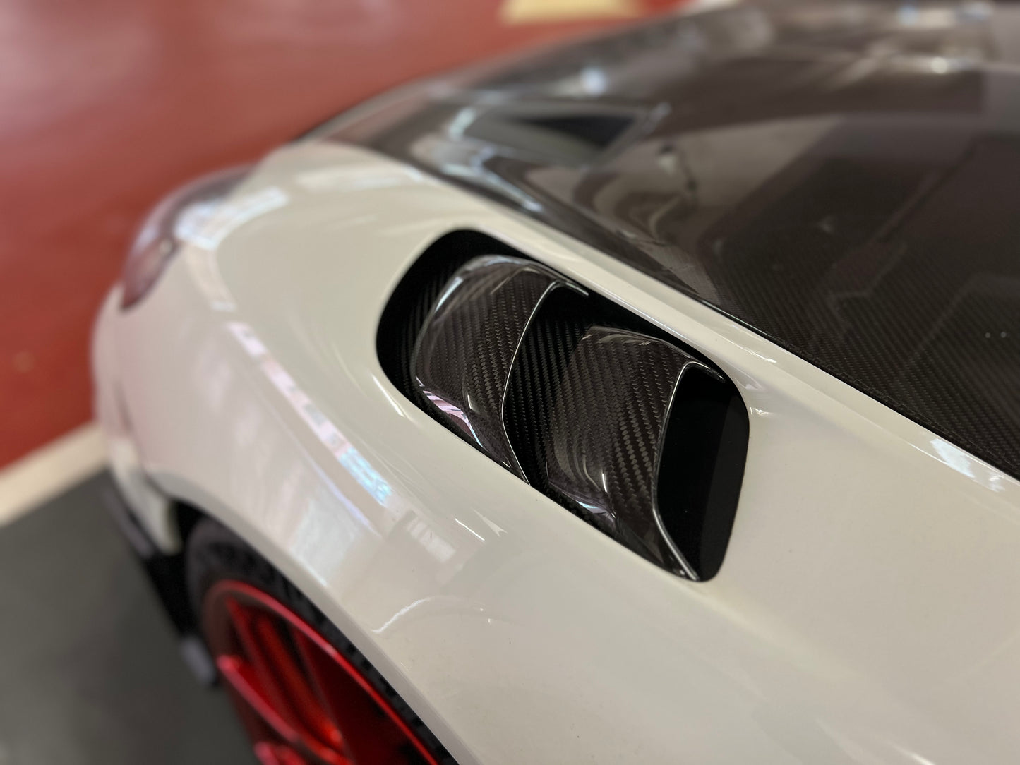 Porsche GT4RS、Spyder RS Carbon Fiber Fender Air Outlet