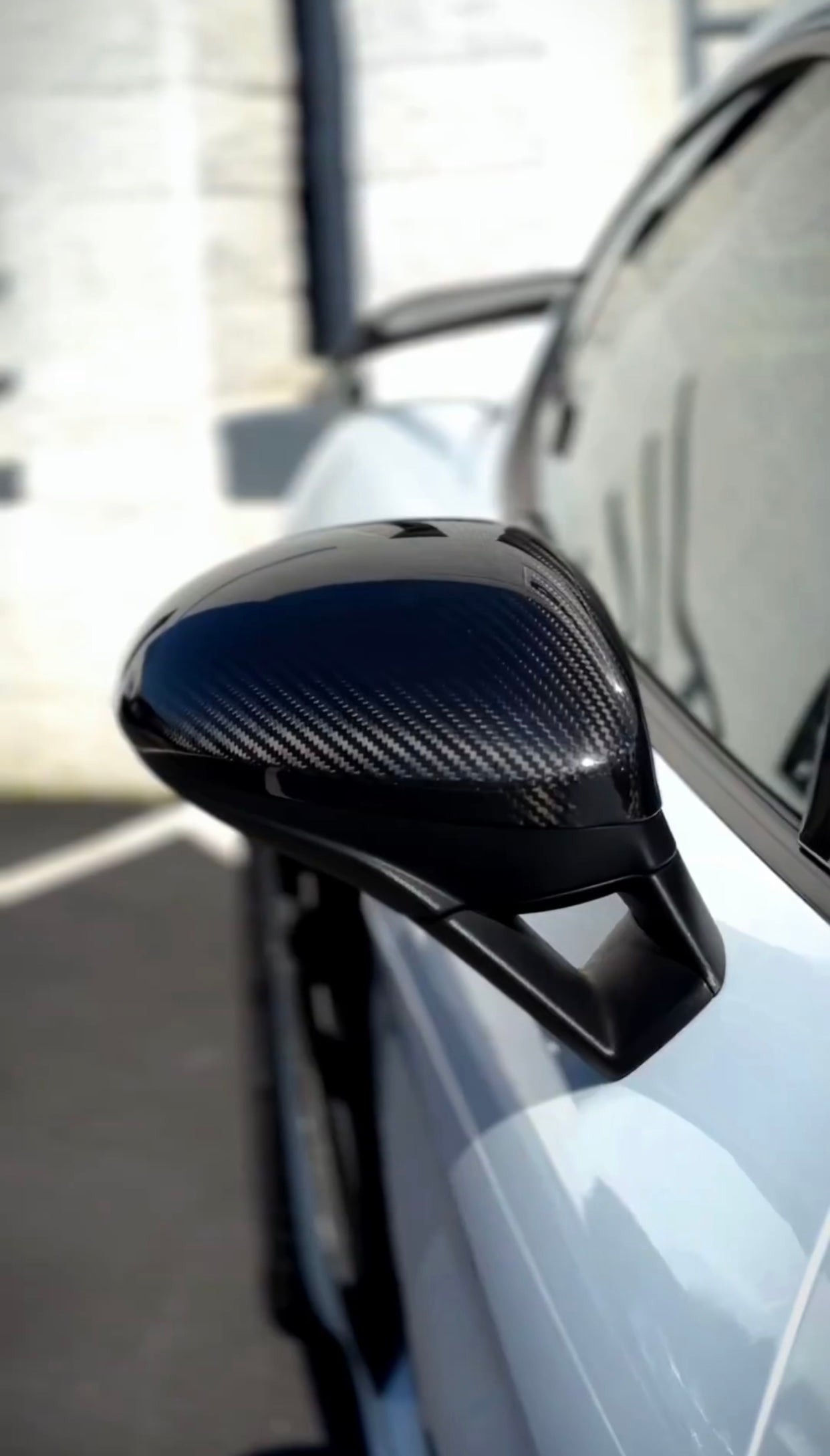 Porsche Carbon Fiber Rearview Mirror