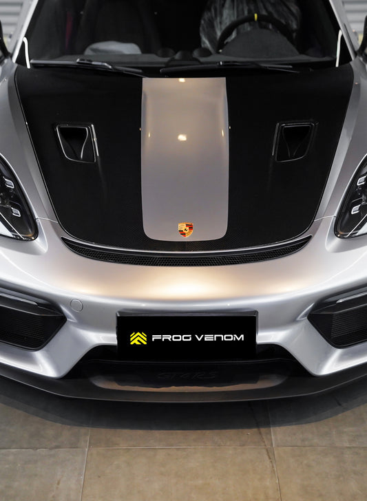 Porsche Weissach Style Carbon Fiber Hood