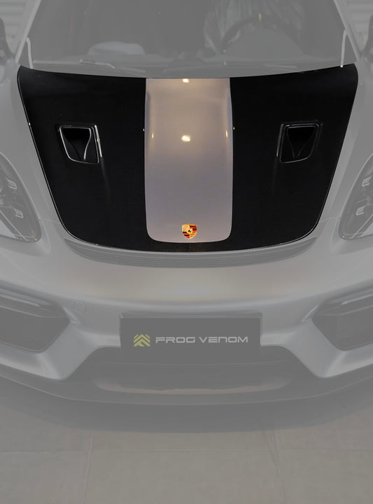 Porsche Weissach Style Carbon Fiber Hood