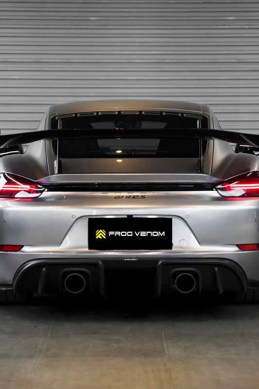 Porsche 718 GT4、GT4RS Carbon Fiber Rear Diffuser