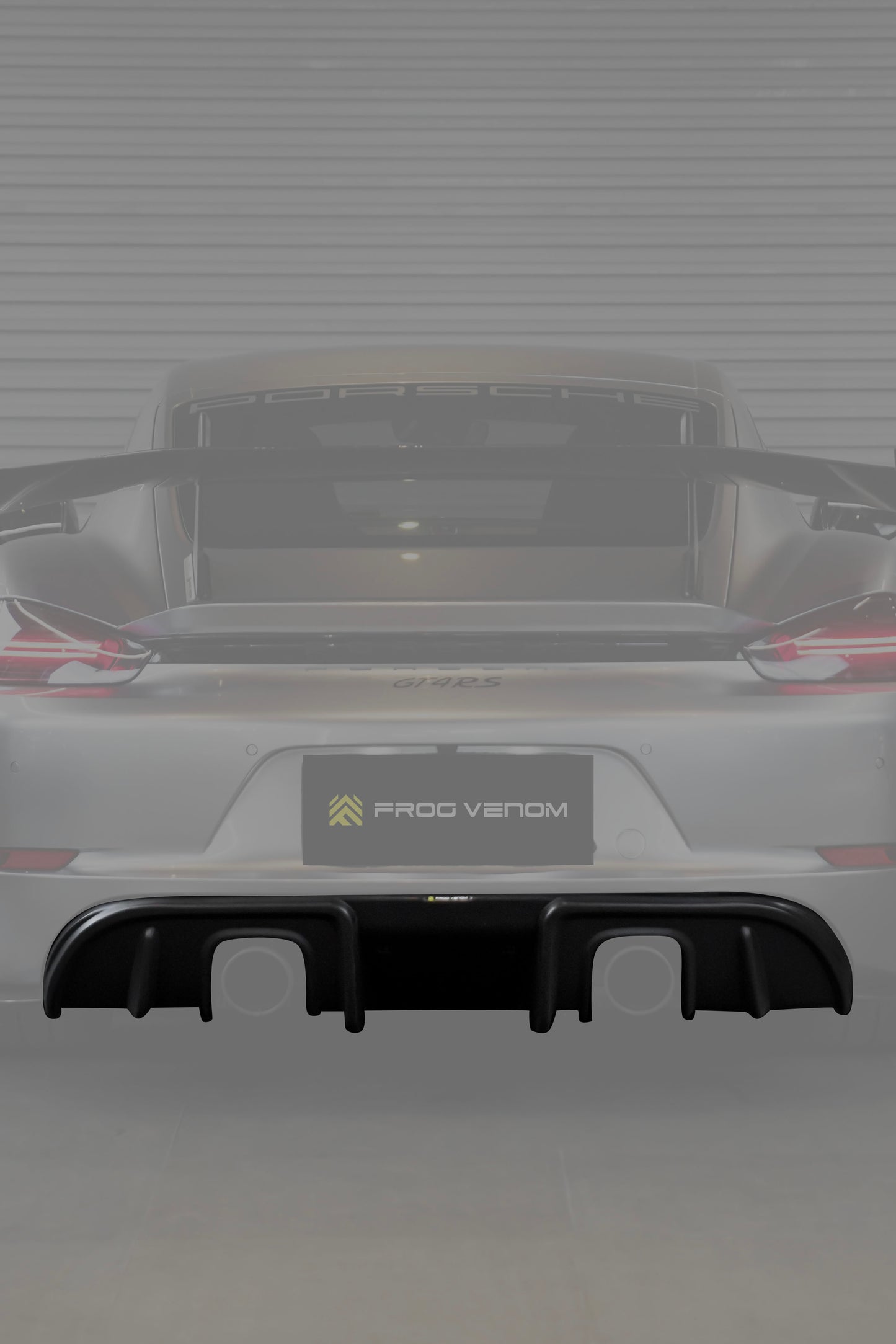 Porsche 718 GT4、GT4RS Carbon Fiber Rear Diffuser