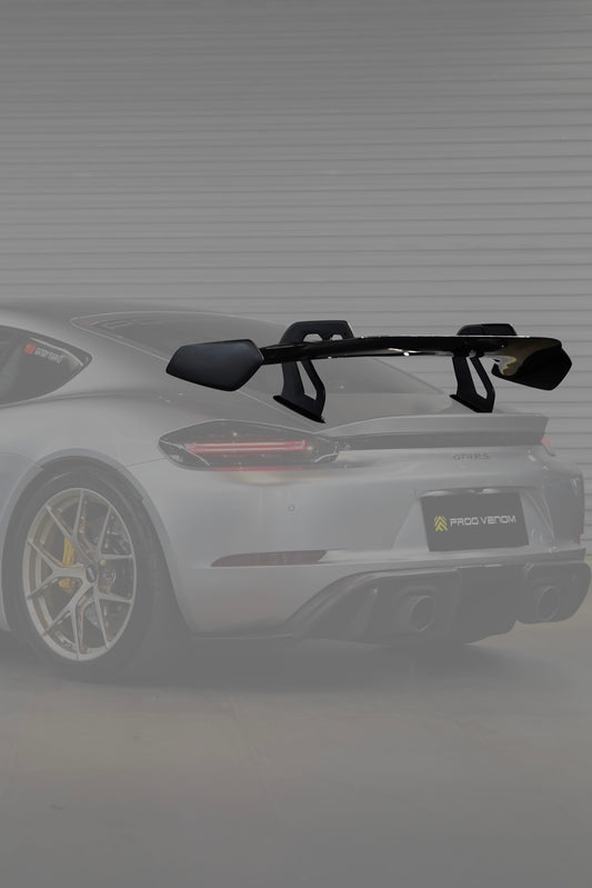 Porsche GT4RS Style Carbon Fiber Rear Spoiler
