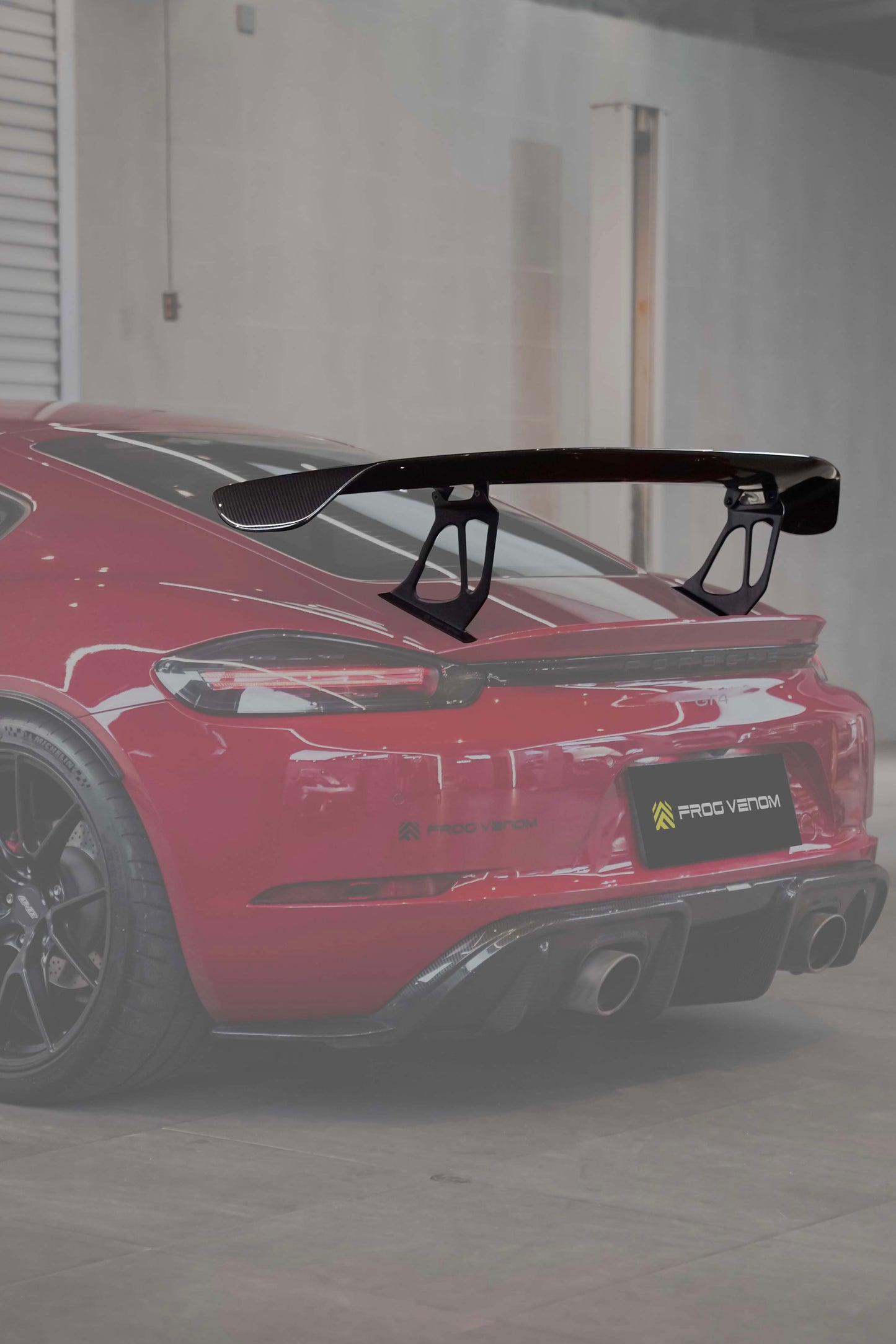 Porsche 718 Cayman GT4 Carbon Fiber Rear Spoiler