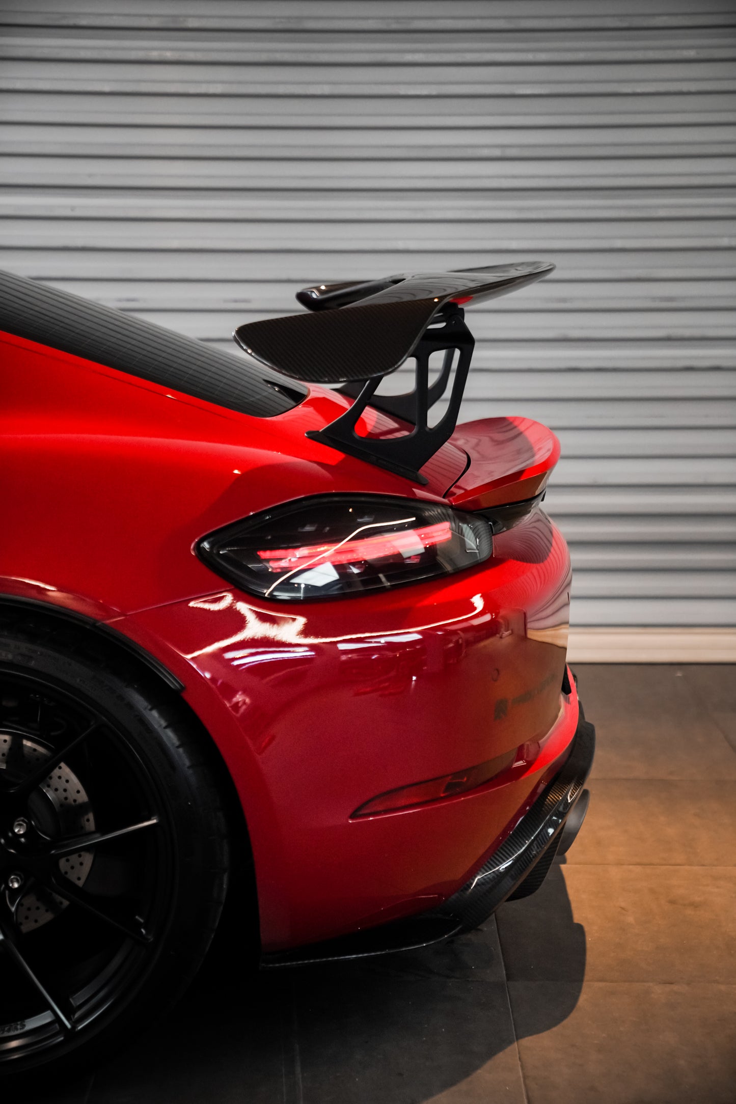 Porsche 718 Cayman GT4 Carbon Fiber Rear Spoiler