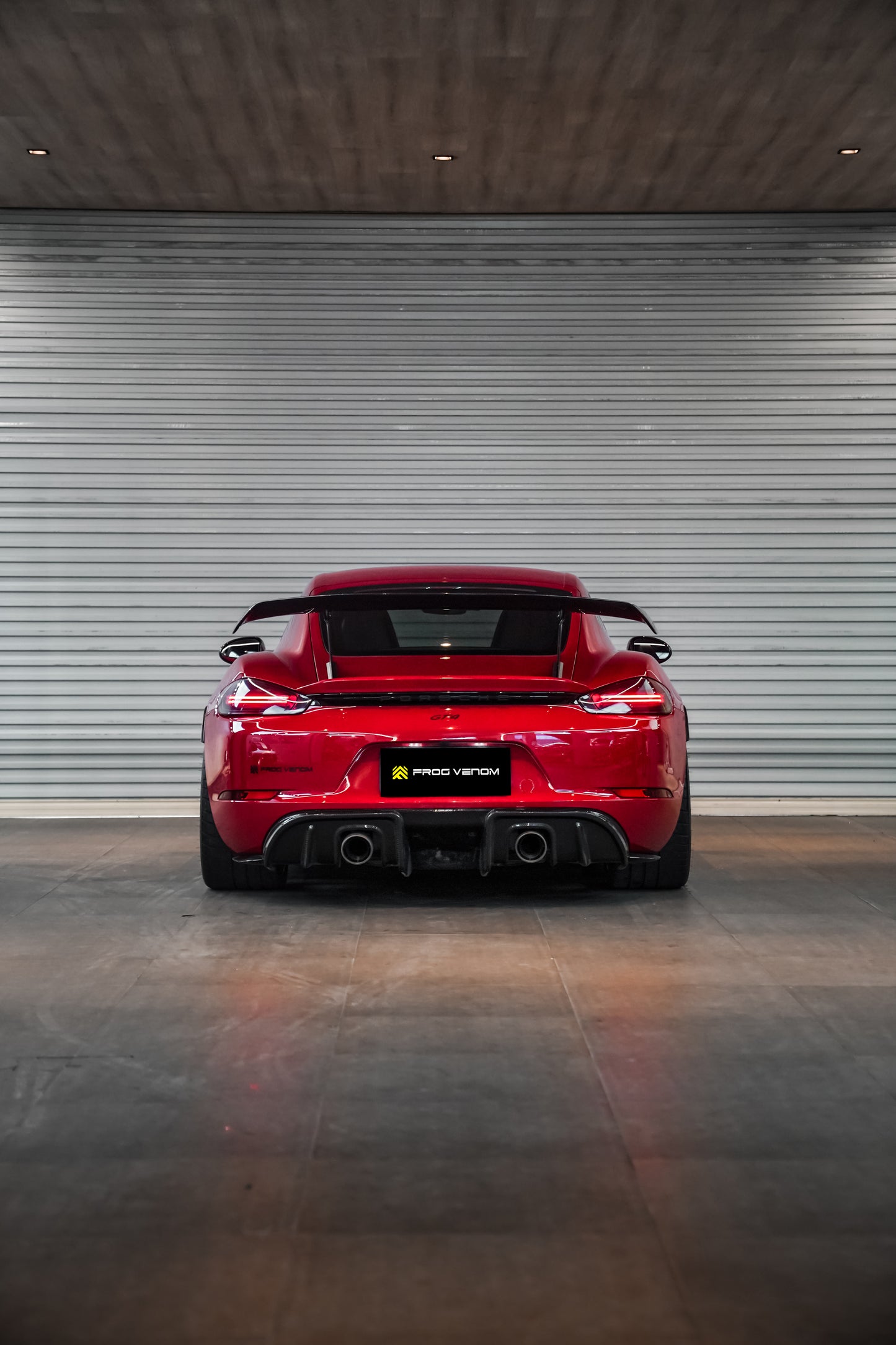 Porsche 718 Cayman GT4 Carbon Fiber Rear Spoiler