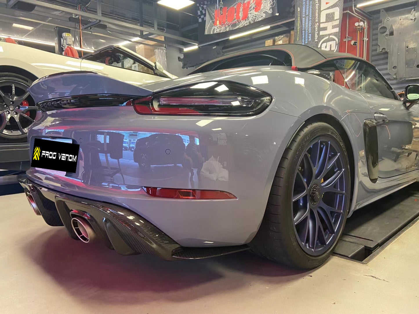Porsche 718 GT4、GT4RS Carbon Fiber Rear Diffuser