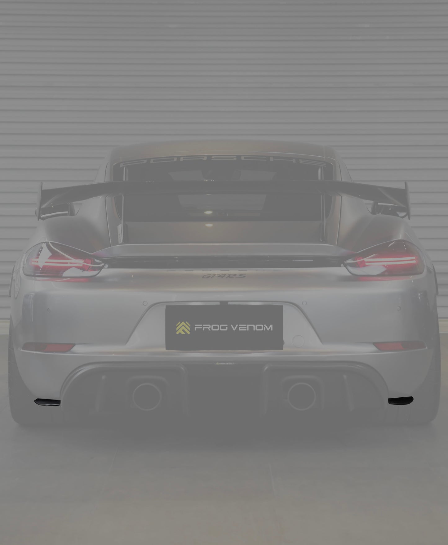 Porsche 718 GT4、GT4RS Carbon Fiber Rear Diffuser