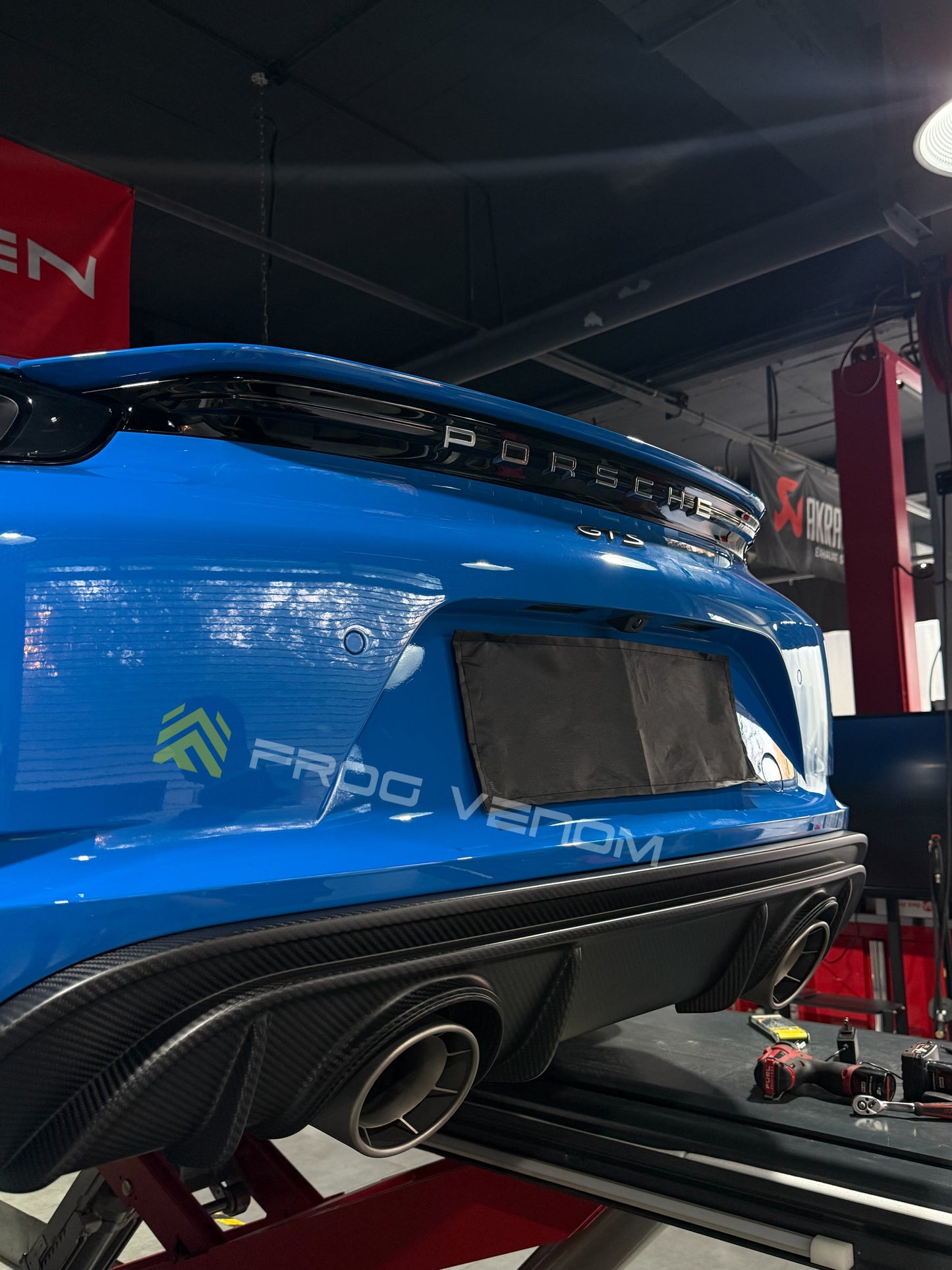 Porsche 718 GT4、GT4RS Carbon Fiber Rear Diffuser