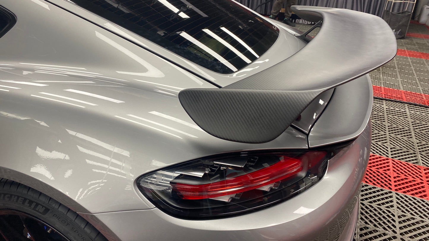 Porsche 718 Cayman GT4 Carbon Fiber Rear Spoiler