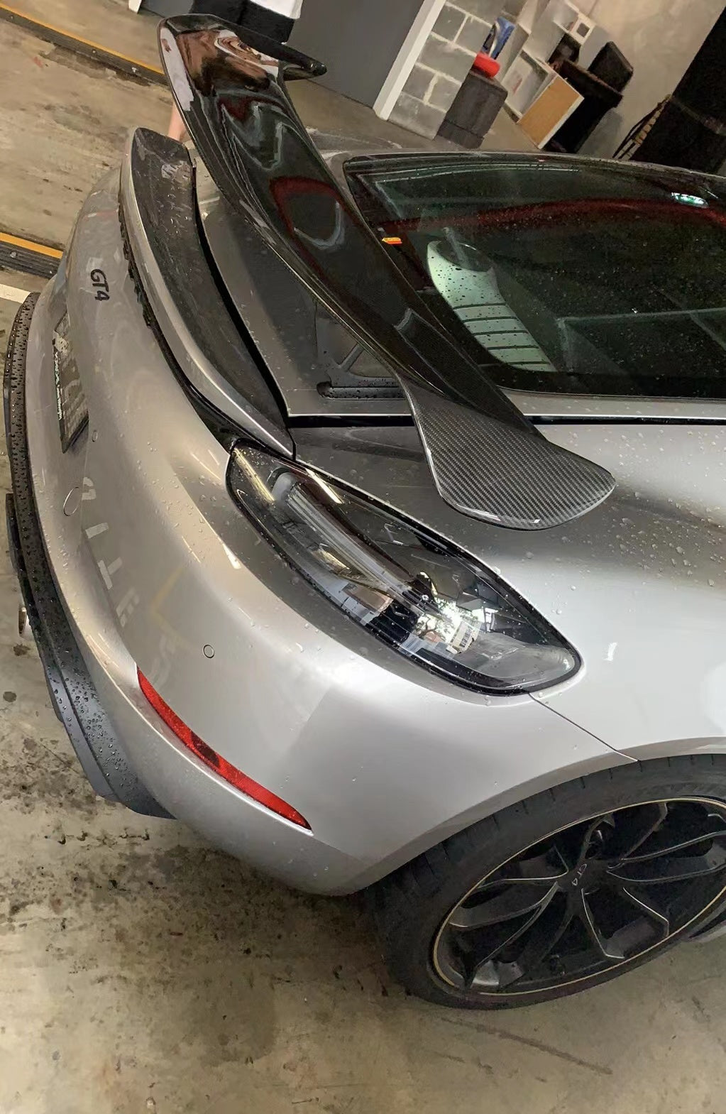 Porsche 718 Cayman GT4 Carbon Fiber Rear Spoiler