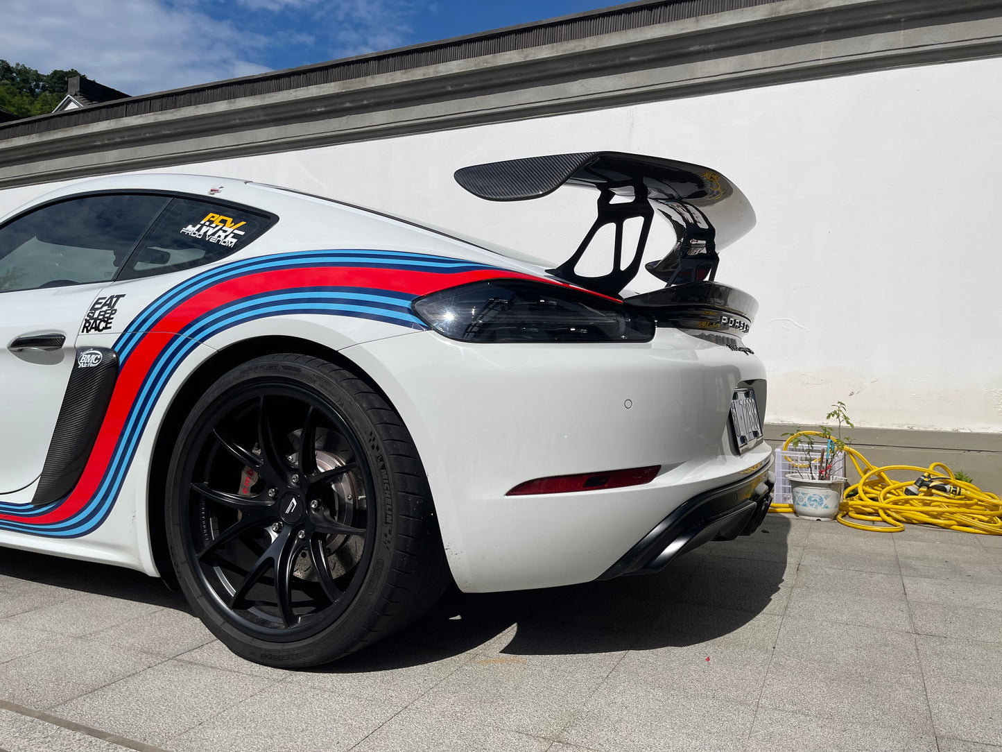 Porsche 981 & 718 Cayman GT4 Wing Risers