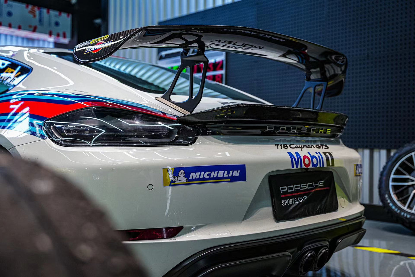 Porsche 981 & 718 Cayman GT4 Wing Risers