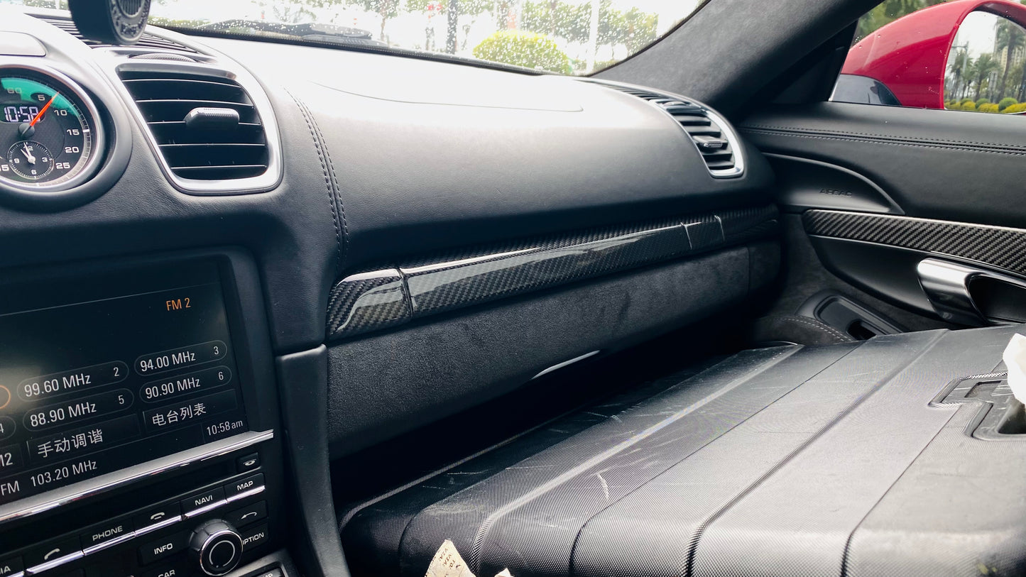 Porsche 981 & 718 Carbon Fiber Interior Trim Kit