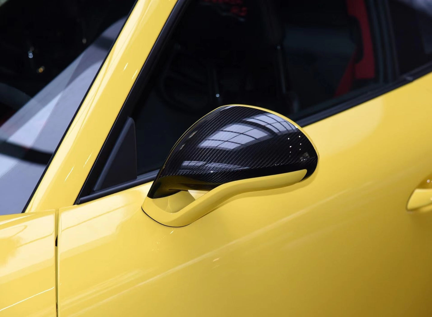 Porsche Carbon Fiber Rearview Mirror