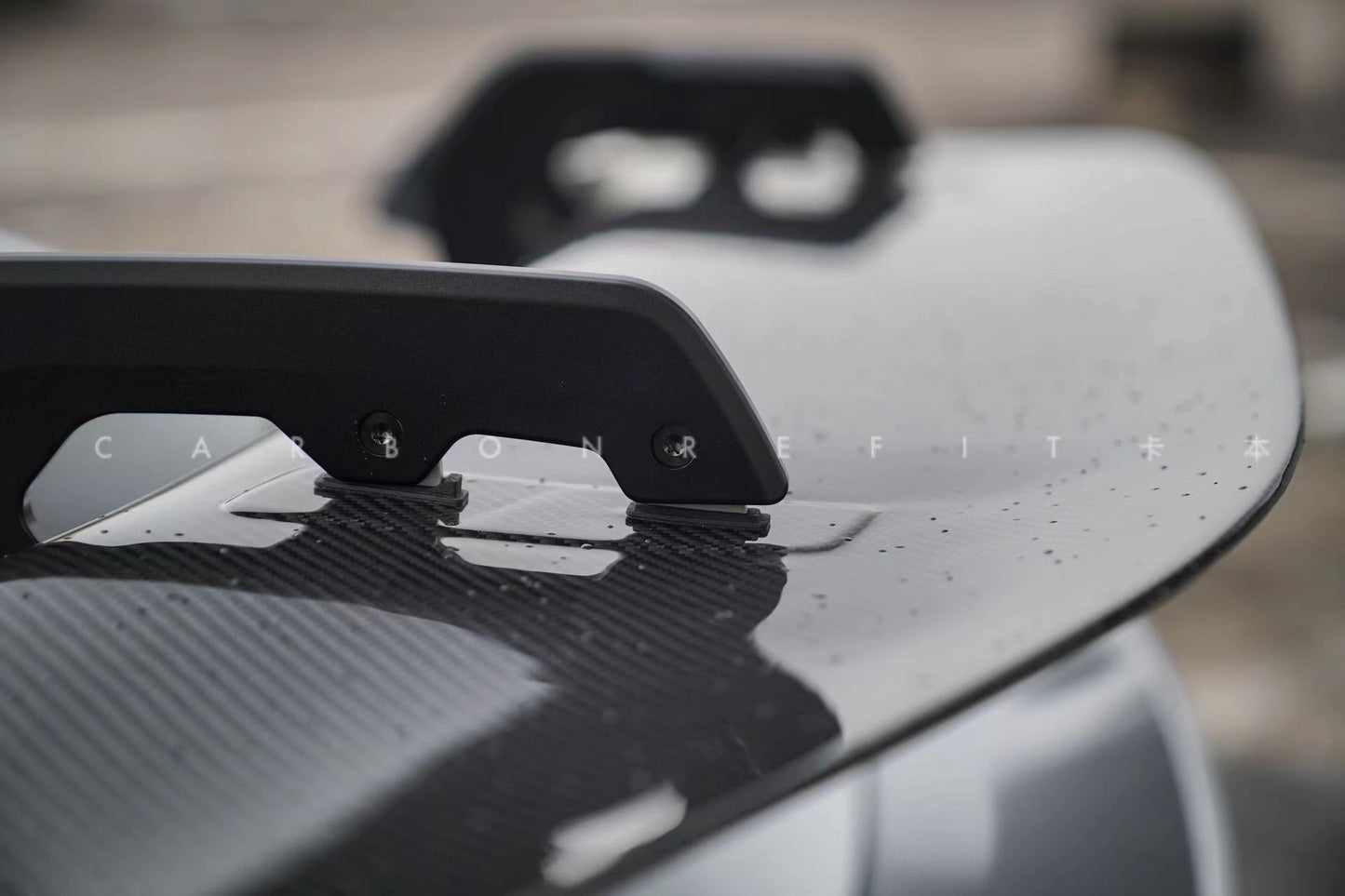 Porsche GT4RS Style Carbon Fiber Rear Spoiler