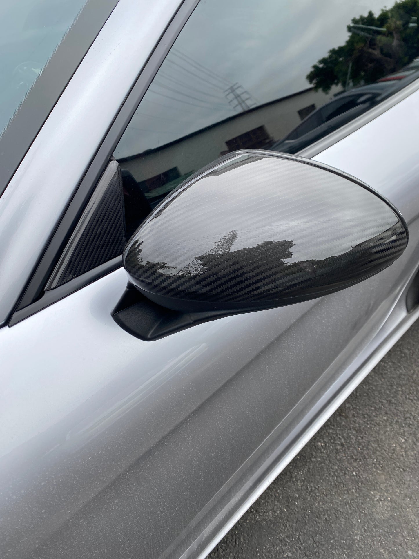 Porsche Carbon Fiber Rearview Mirror