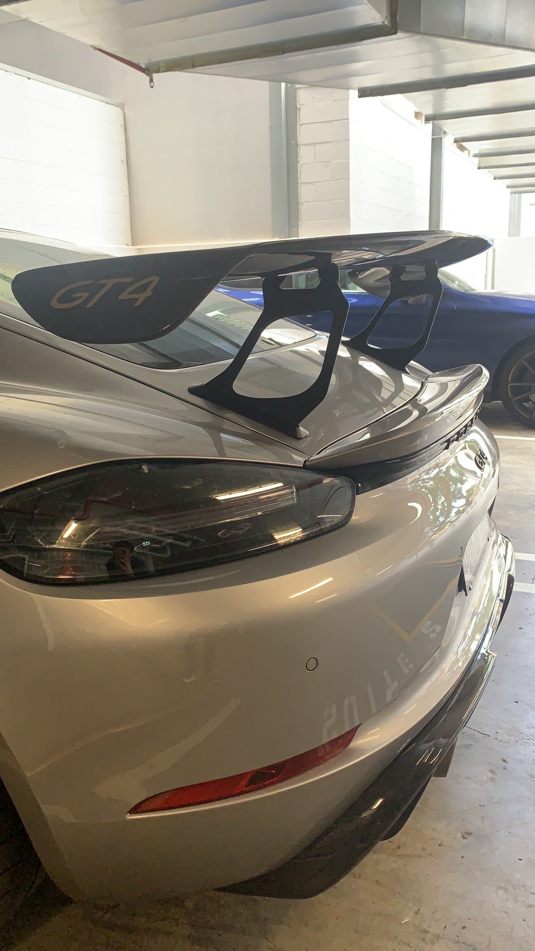 Porsche 981 & 718 Cayman GT4 Wing Risers
