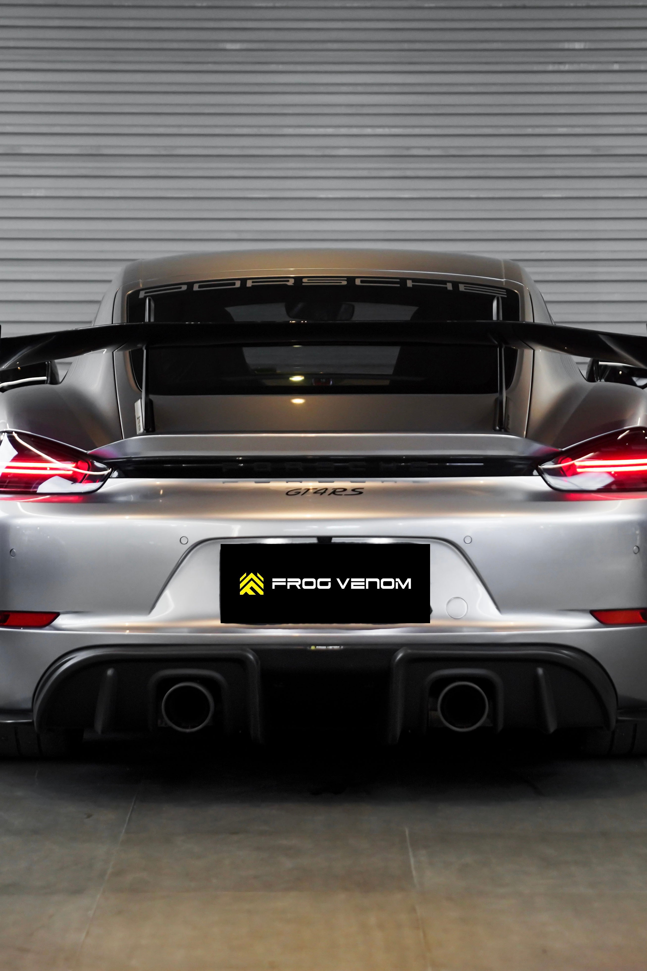 Porsche 718 GT4、GT4RS Carbon Fiber Rear Diffuser – frogvenom
