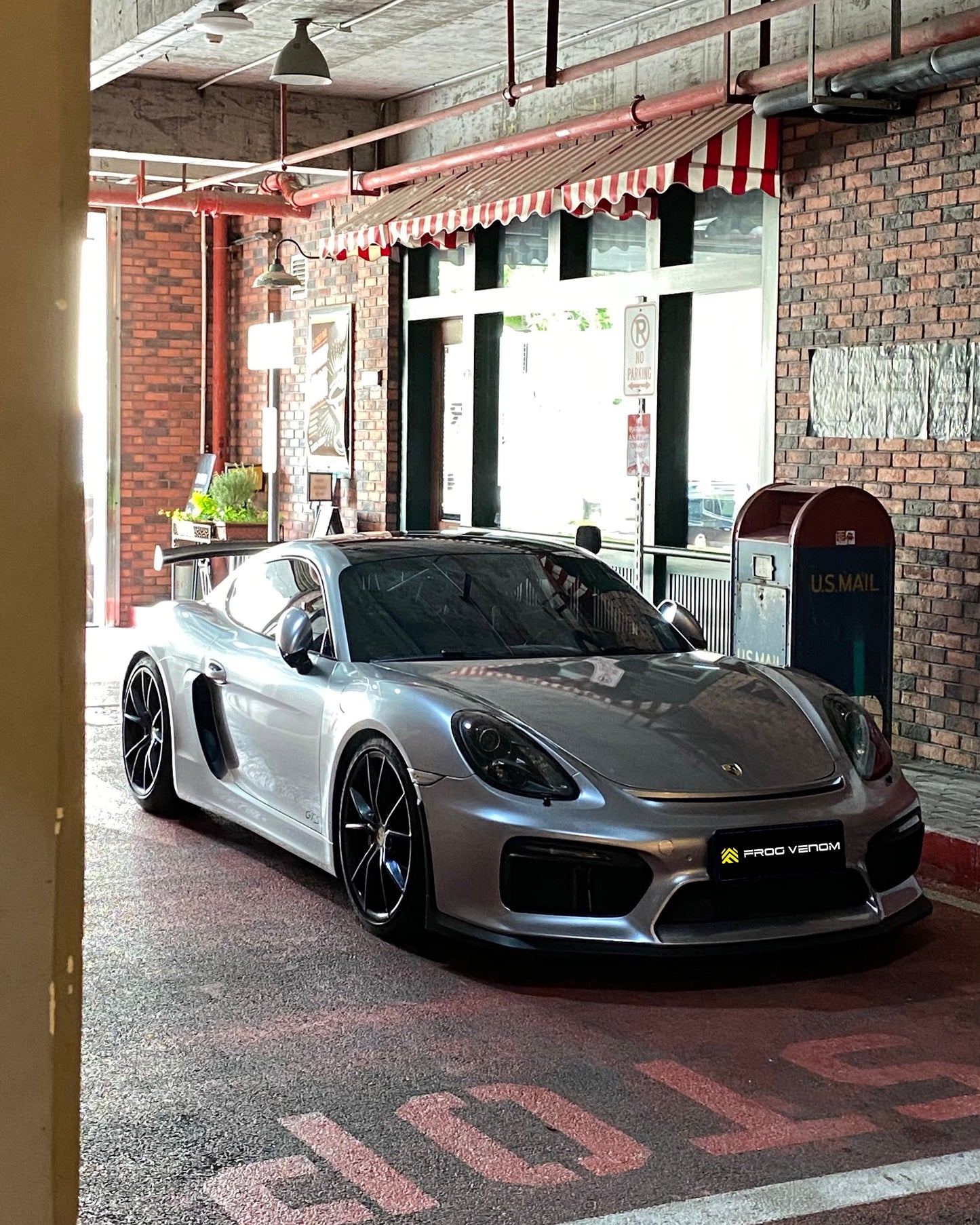 Porsche 981 Cayman GT4 Carbon Fiber Rear Spoiler