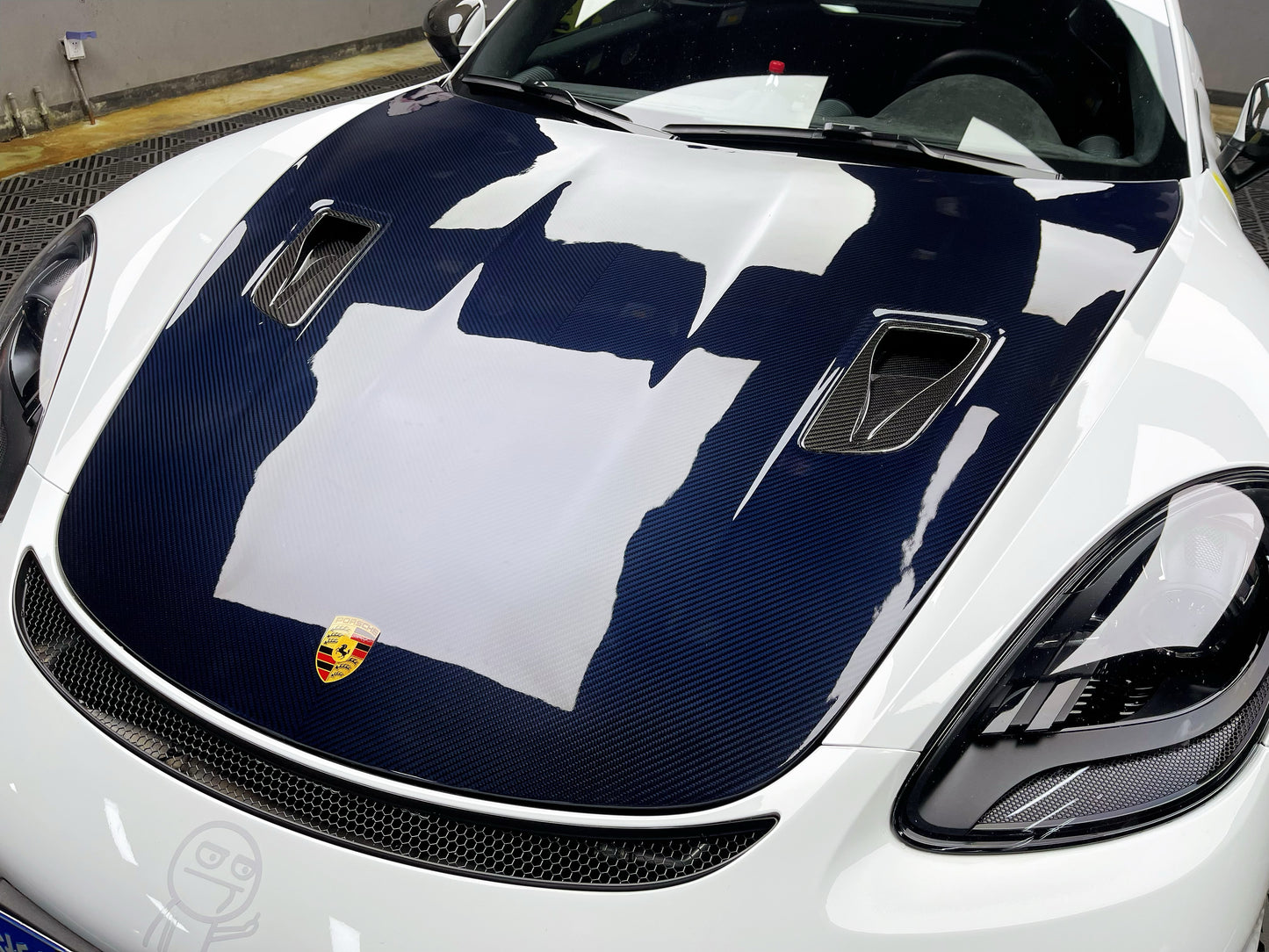 Porsche Weissach Style Carbon Fiber Hood