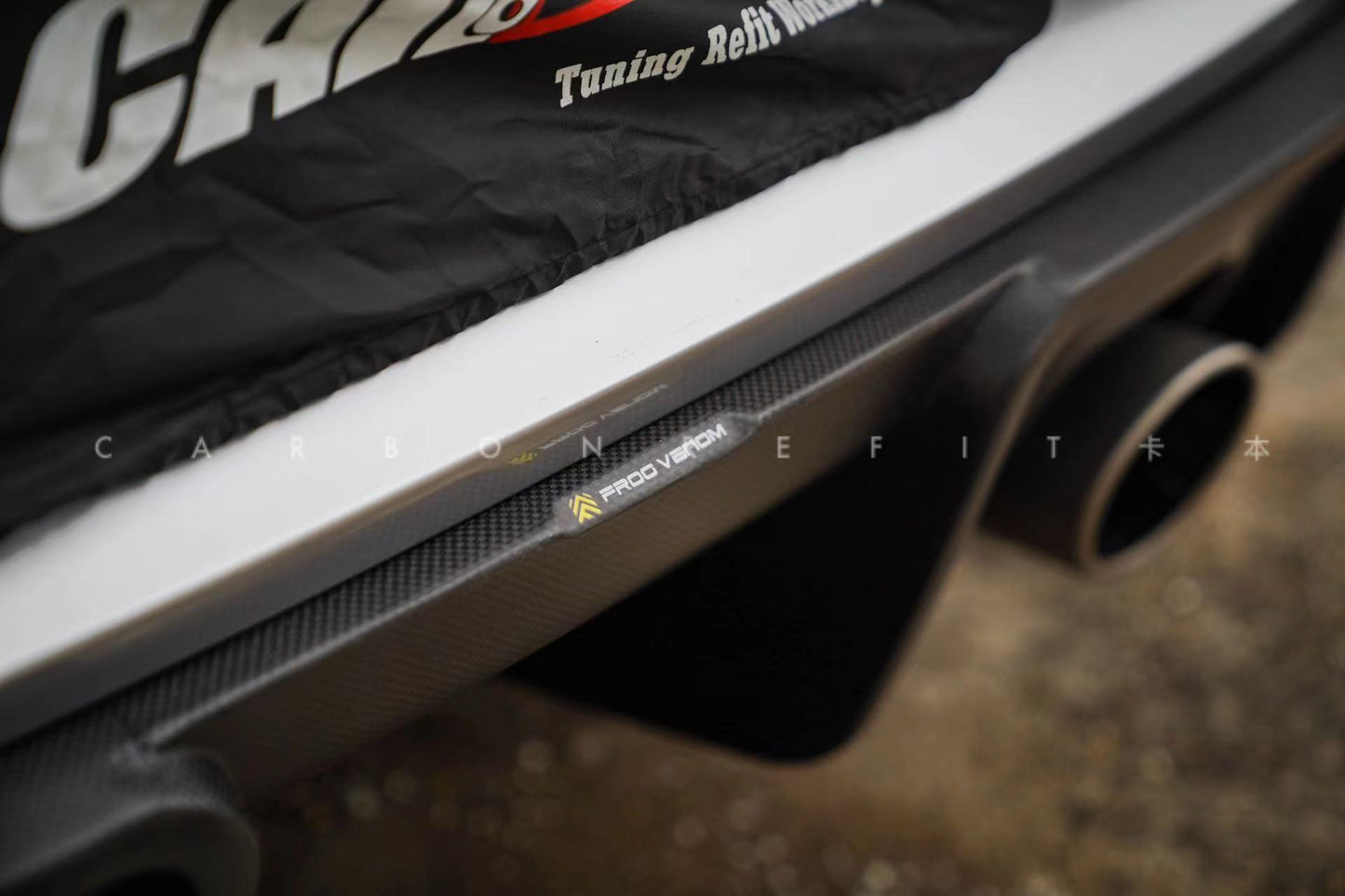 Porsche 718 GT4、GT4RS Carbon Fiber Rear Diffuser