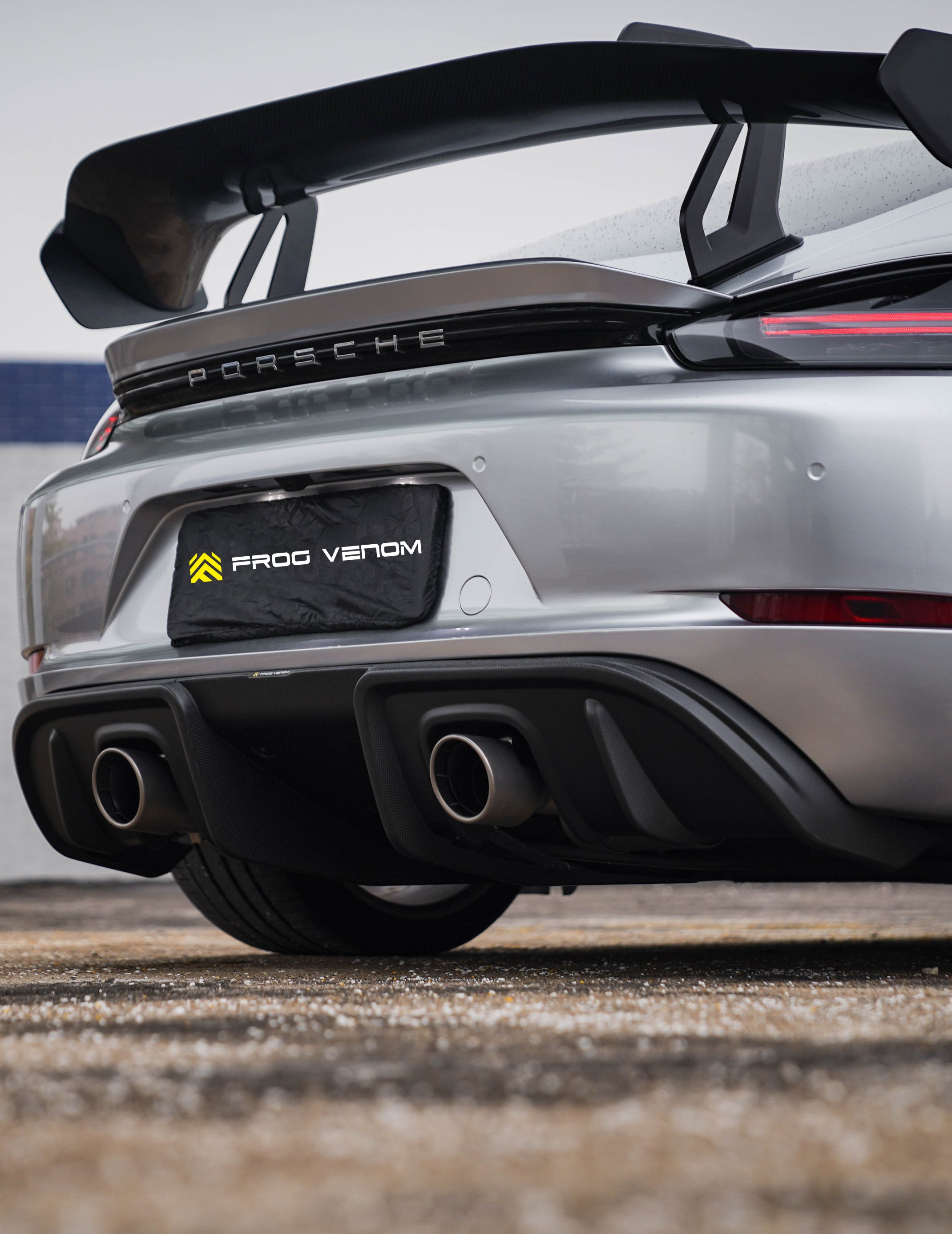 Porsche 718 GT4、GT4RS Carbon Fiber Rear Diffuser – frogvenom