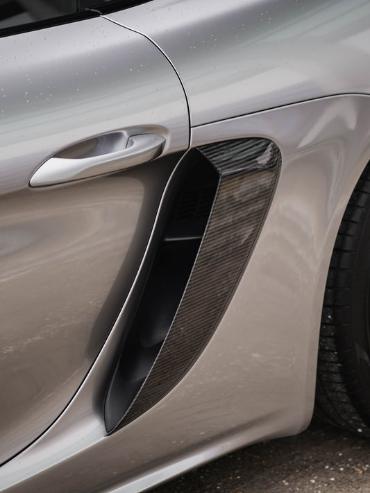 Porsche GT4RS Style Carbon Fiber Side Air Inlet Cover